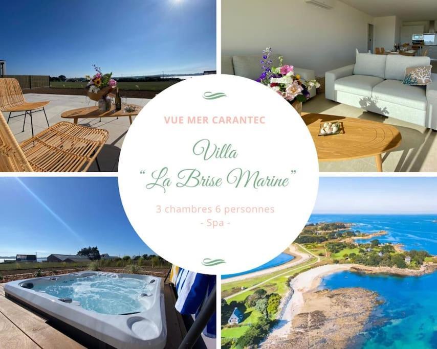 Villa Neuve Pour 6 Personnes Avec Spa Carantec Zewnętrze zdjęcie