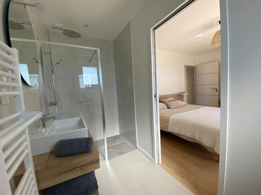 Villa Neuve Pour 6 Personnes Avec Spa Carantec Zewnętrze zdjęcie